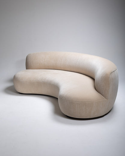 SOFA AND POUF, PIERRE AUGUSTIN ROSE