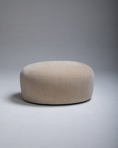 SOFA AND POUF, PIERRE AUGUSTIN ROSE