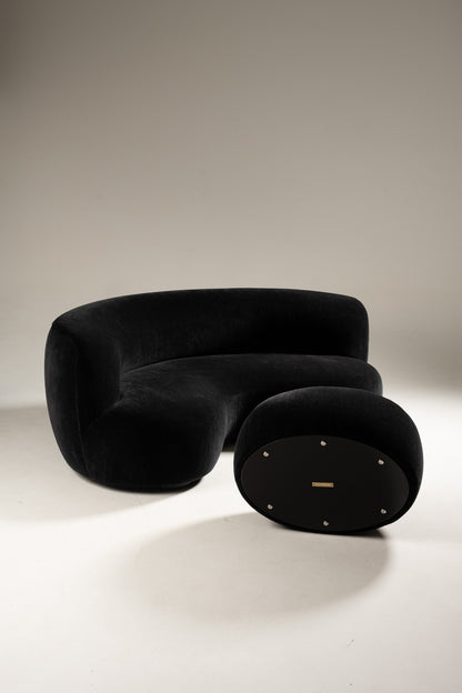 SOFA AND POUF, PIERRE AUGUSTIN ROSE