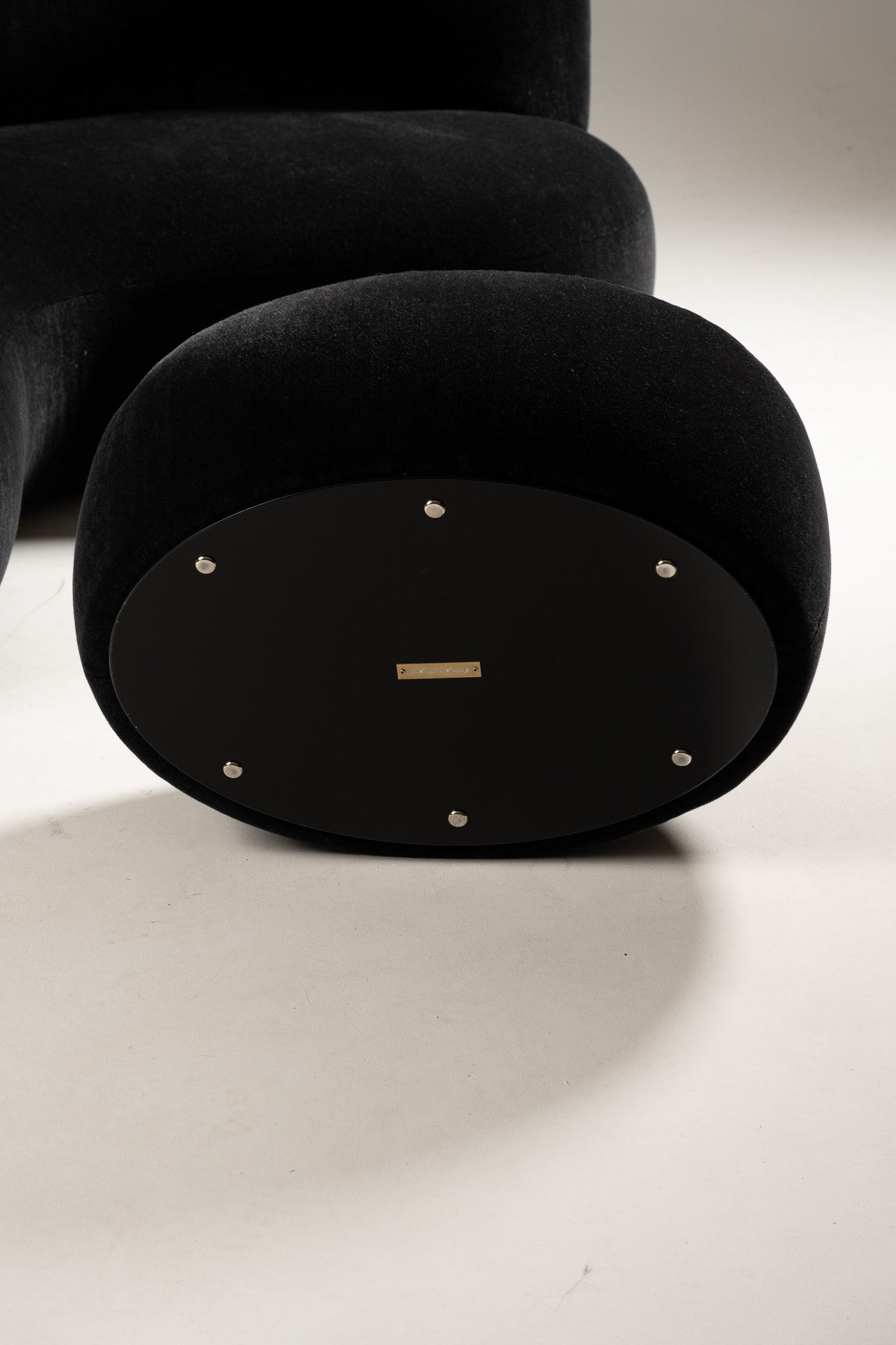 SOFA AND POUF, PIERRE AUGUSTIN ROSE