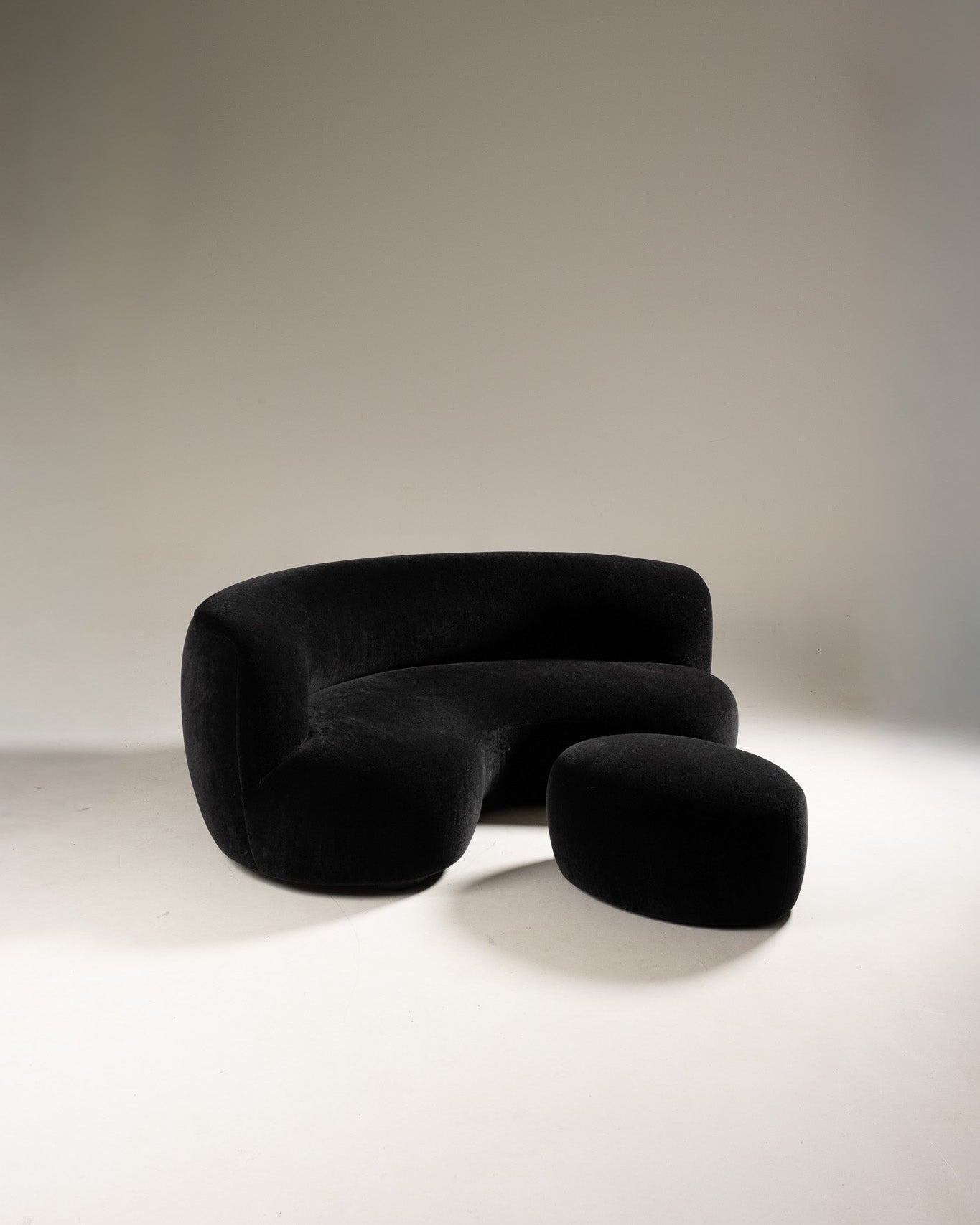 SOFA AND POUF, PIERRE AUGUSTIN ROSE