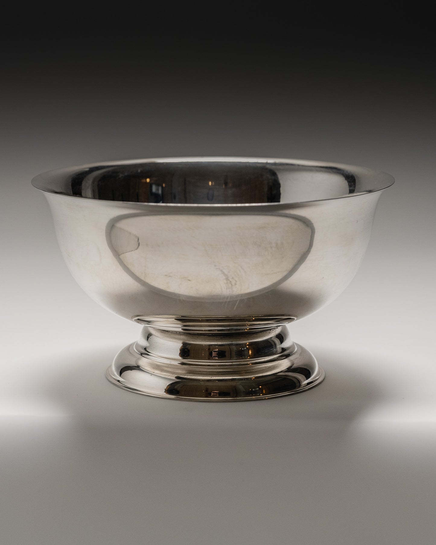 LARGE METAL DISH, 1950s