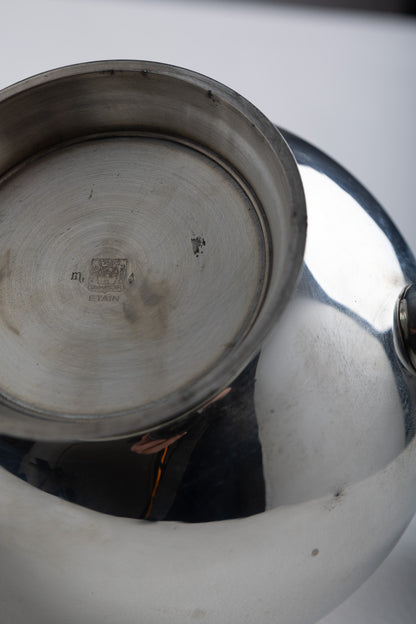 THÉIÈRE ET POT À LAIT, LES ÉTAINS DU MANOIR, 1960s