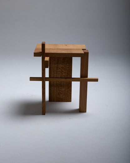 Oak S4-01 Stool