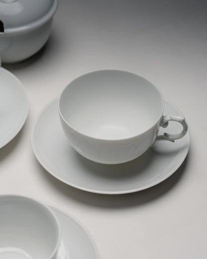 SERVICE À THÉ EN PORCELAINE,  FÜRSTENBERG, 1960s