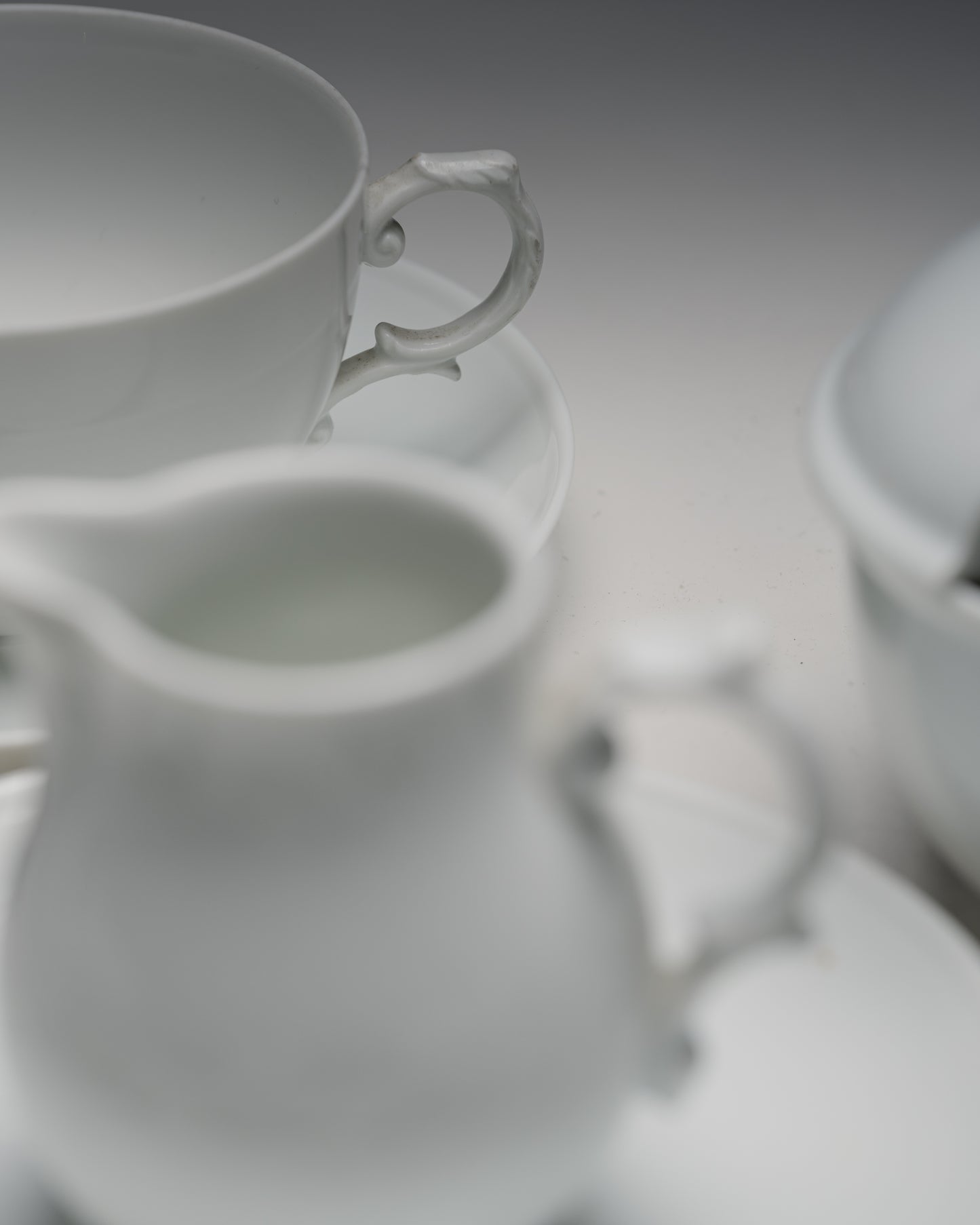 SERVICE À THÉ EN PORCELAINE,  FÜRSTENBERG, 1960s