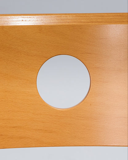 PAIRE DE CHAISES EN BOIS, KUSCH+CO, 1980s