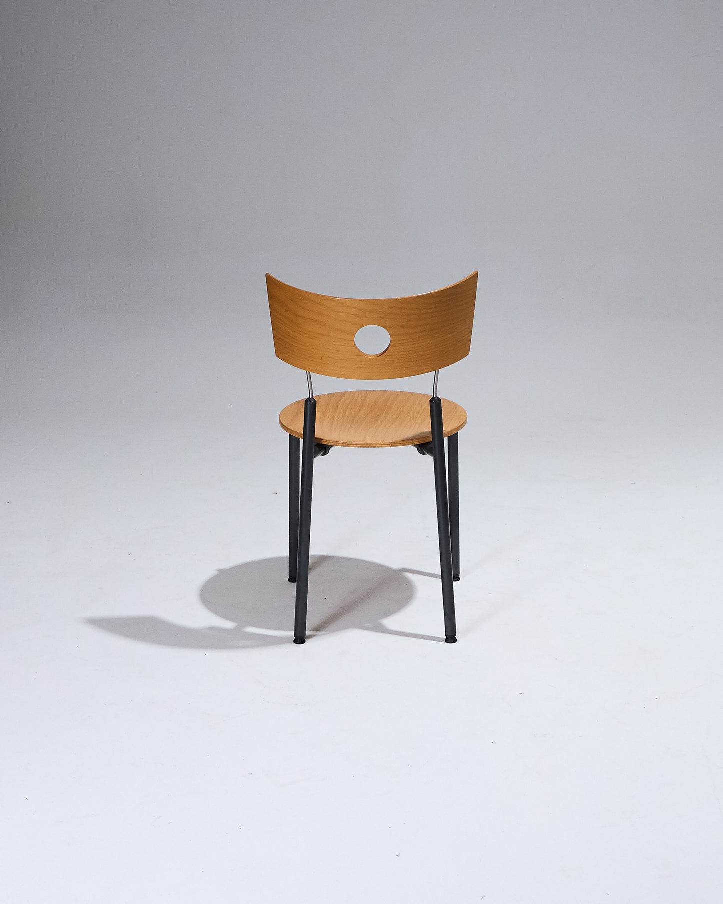 PAIRE DE CHAISES EN BOIS, KUSCH+CO, 1980s