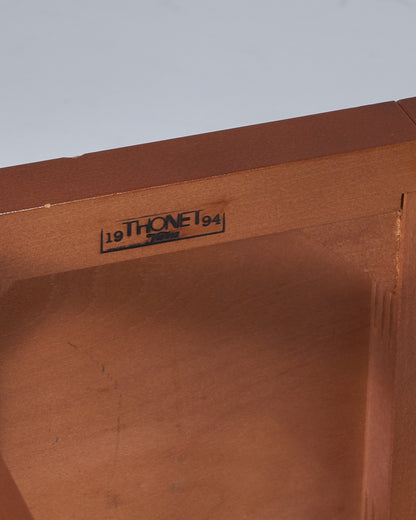 PAIR OF WOODEN CHAIRS, THONET, 1980s