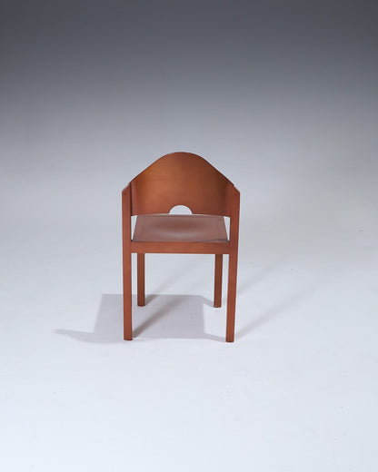 PAIR OF WOODEN CHAIRS, THONET, 1980s