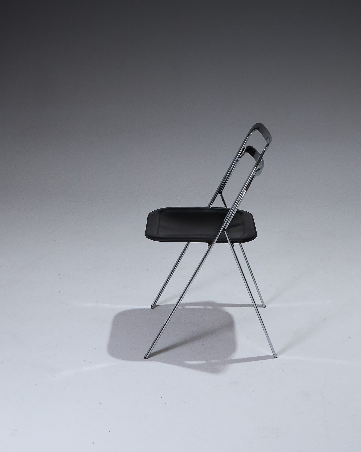 SET OF 4 CLIO FOLDING CHAIRS, GIORGIO CATTELAN, CIDUE, 1970s