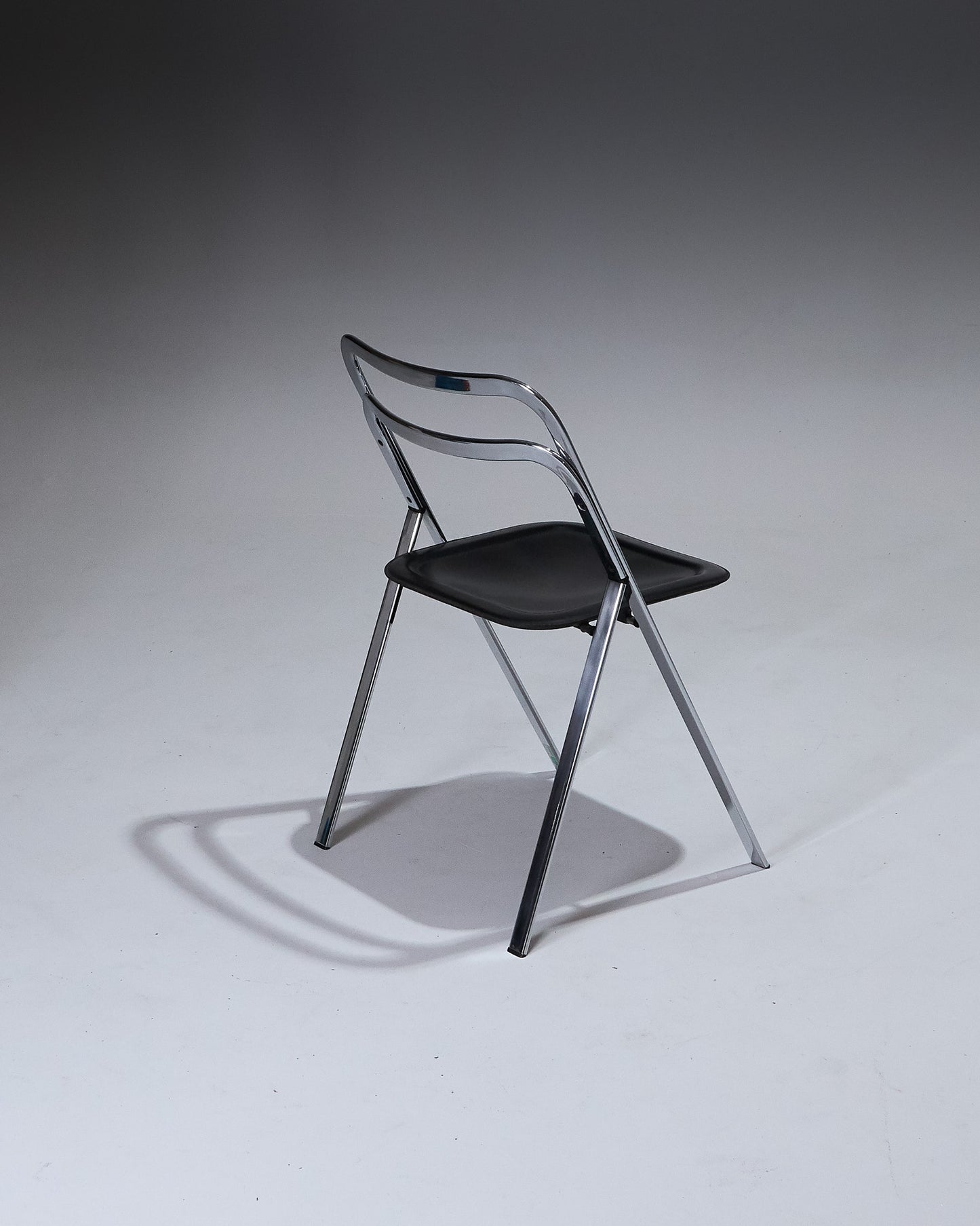 SET OF 4 CLIO FOLDING CHAIRS, GIORGIO CATTELAN, CIDUE, 1970s
