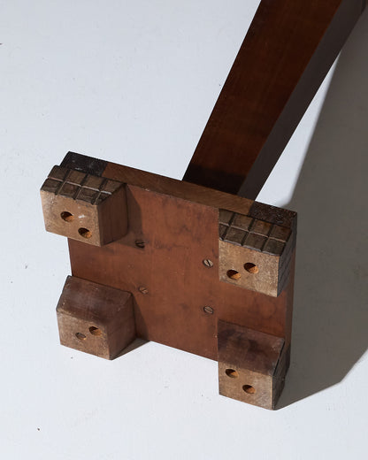 COLONNE EN BOIS, ART DÉCO, 1930s