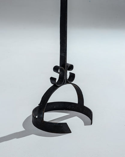 WROUGHT IRON ROOSTER FLOOR LAMP, 1950s