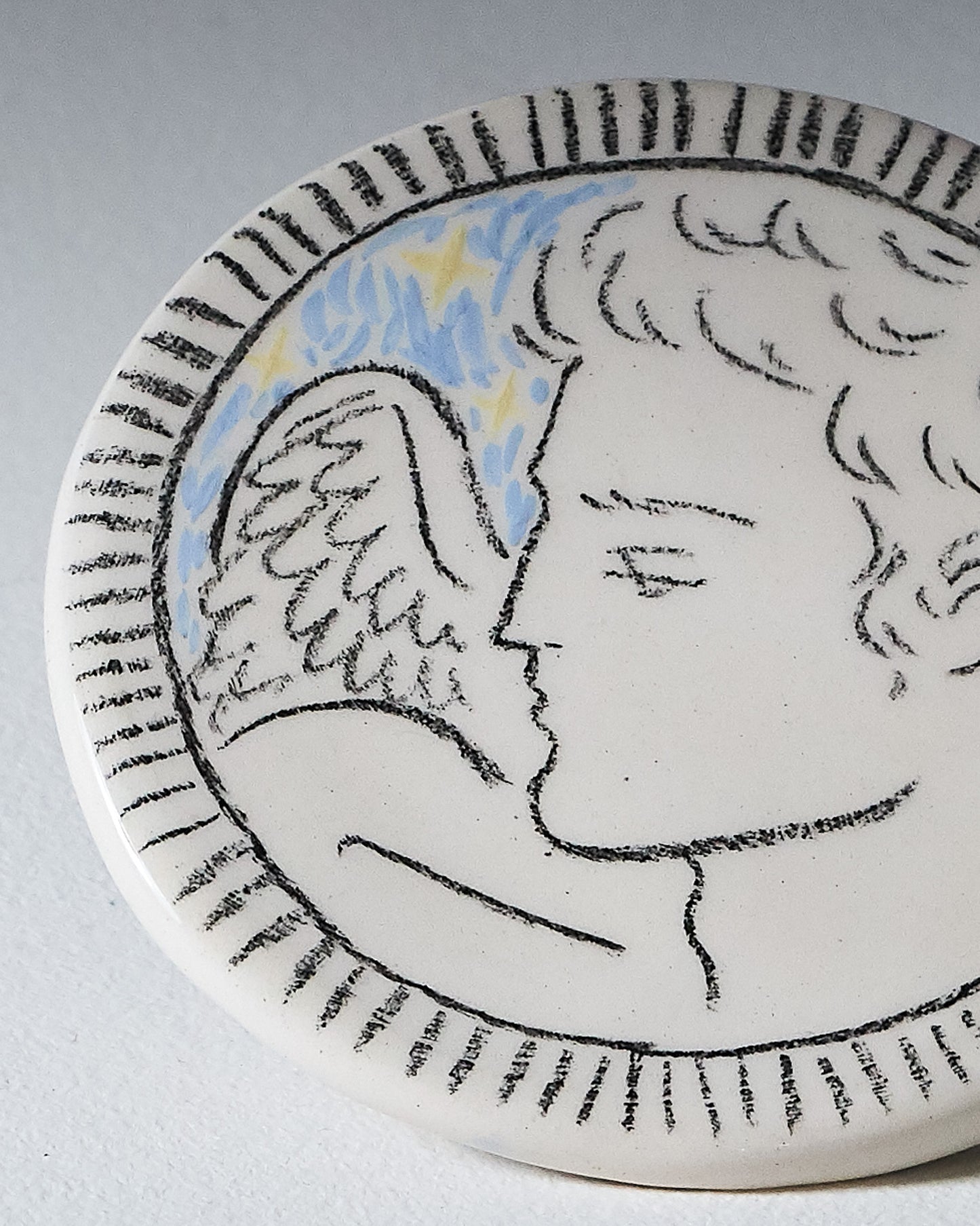 HANDCRAFTED CERAMIC COASTERS, ELDAROV.T