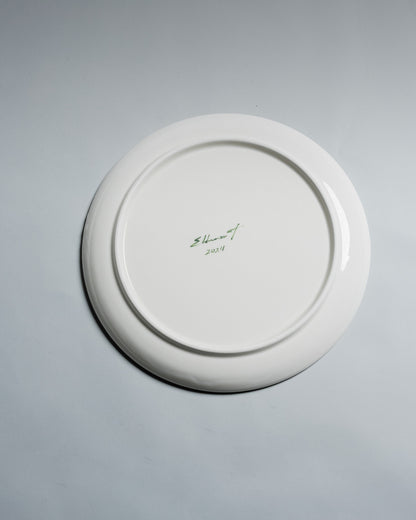 HANDCRAFTED CERAMIC PLATE, ELDAROV.T