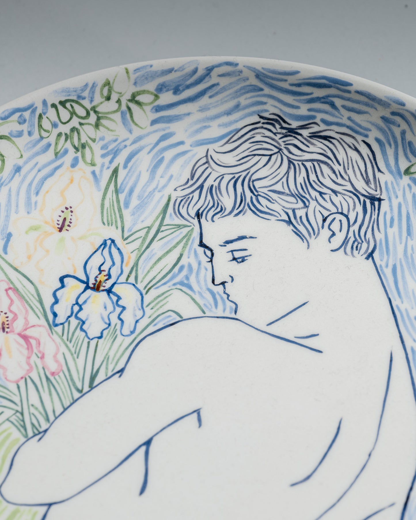 HANDCRAFTED CERAMIC PLATE, ELDAROV.T