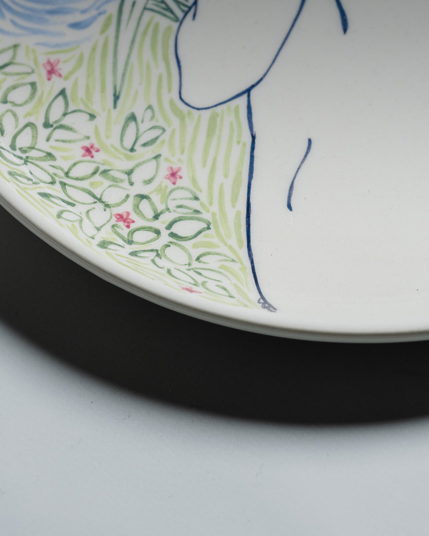 HANDCRAFTED CERAMIC PLATE, ELDAROV.T