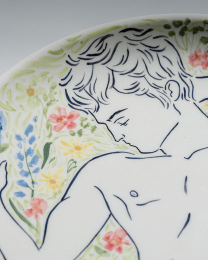 HANDCRAFTED CERAMIC PLATE, ELDAROV.T