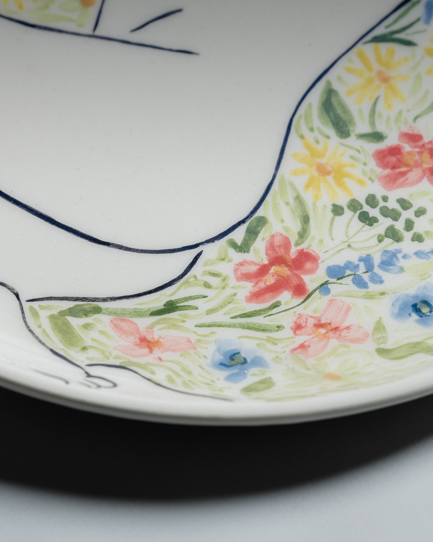 HANDCRAFTED CERAMIC PLATE, ELDAROV.T