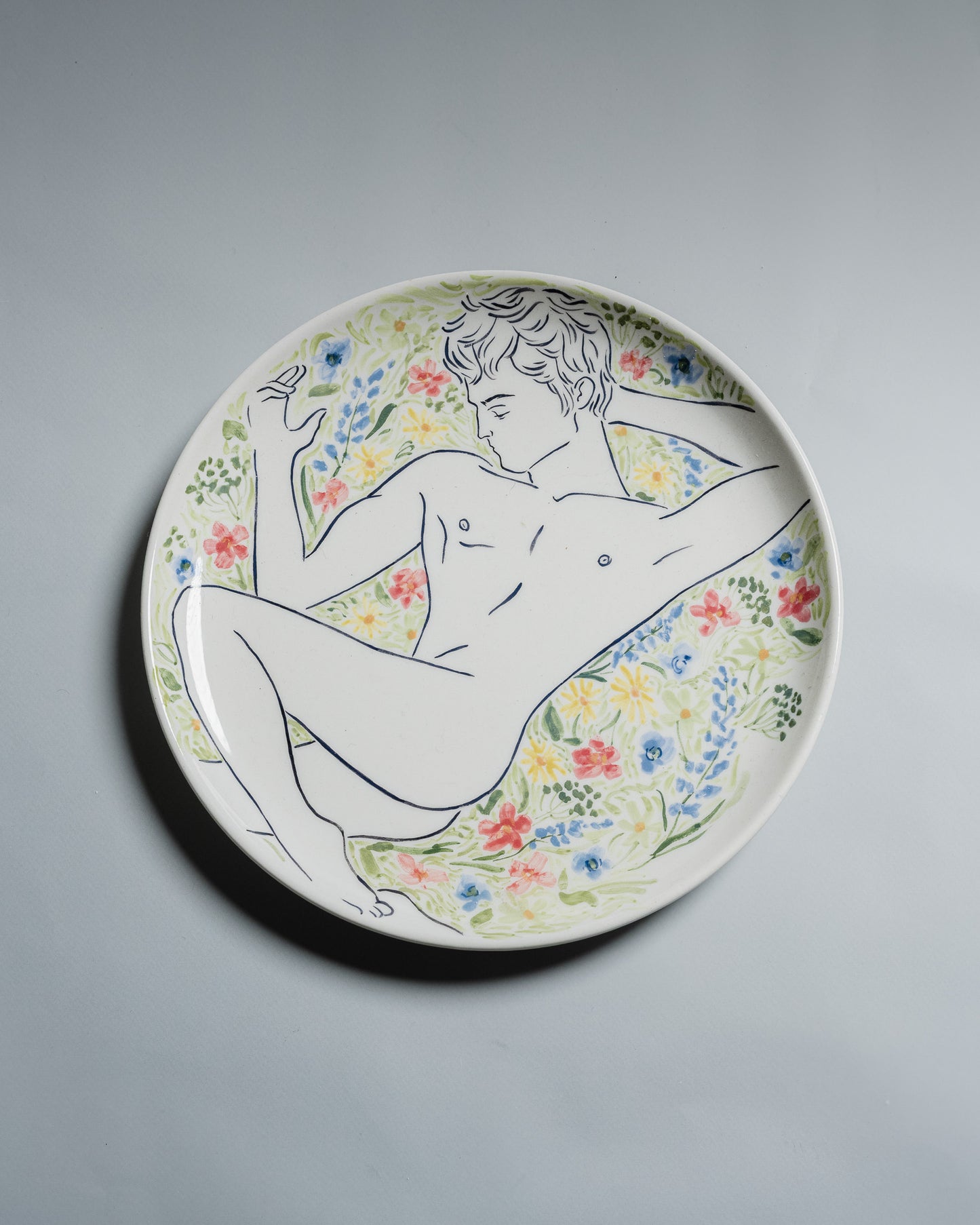 HANDCRAFTED CERAMIC PLATE, ELDAROV.T