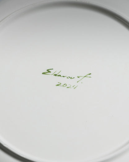 ASSIETTE ARTISANALE EN CÉRAMIQUE, ELDAROV.T