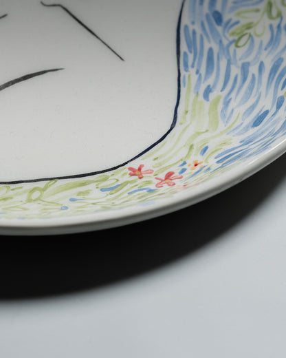 ASSIETTE ARTISANALE EN CÉRAMIQUE, ELDAROV.T