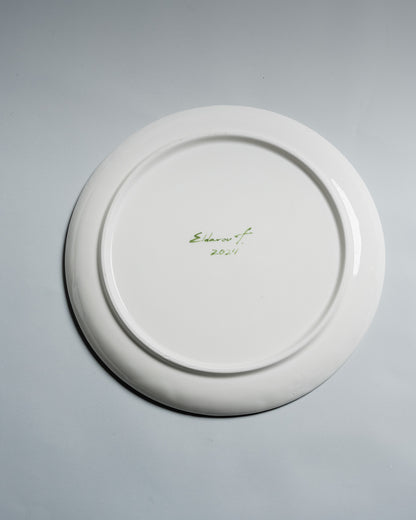 ASSIETTE ARTISANALE EN CÉRAMIQUE, ELDAROV.T