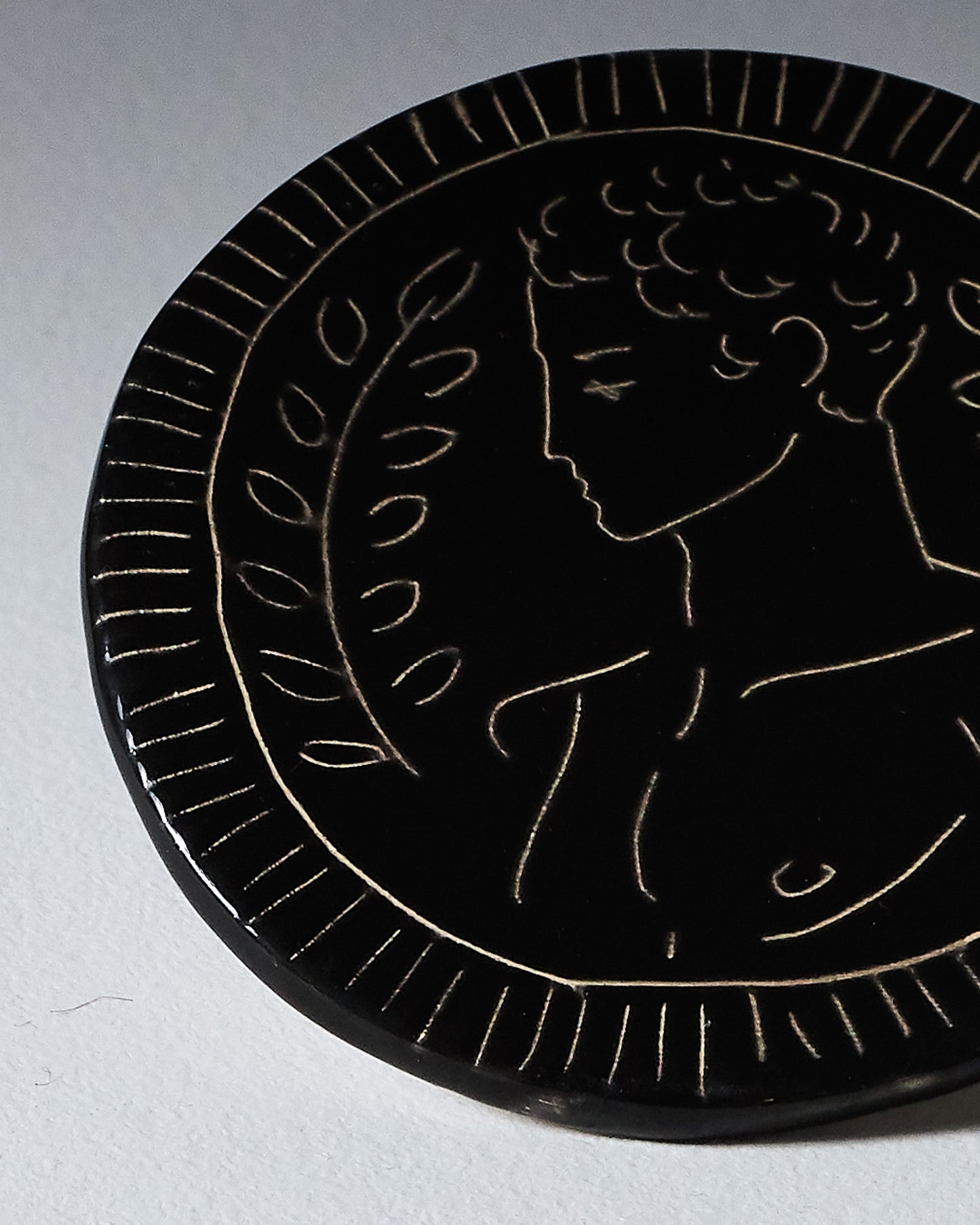 DESSOUS DE VERRE ARTISANAL EN CÉRAMIQUE, ELDAROV.T