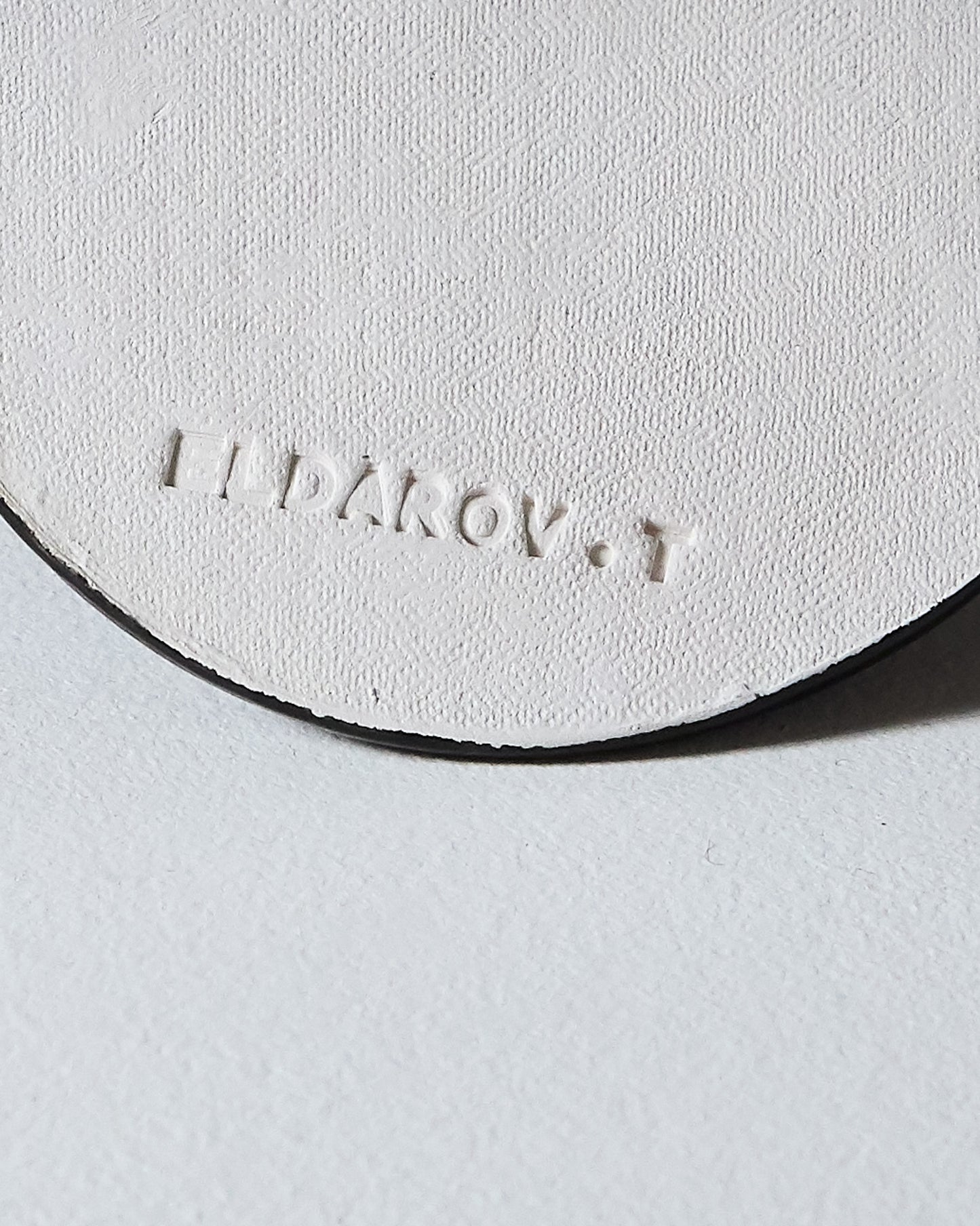 DESSOUS DE VERRE ARTISANAL EN CÉRAMIQUE, ELDAROV.T