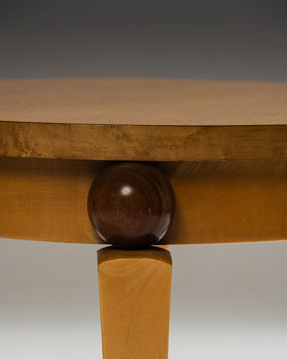 WOODEN SIDE TABLE, GAGNÈRE STYLE, 1940s