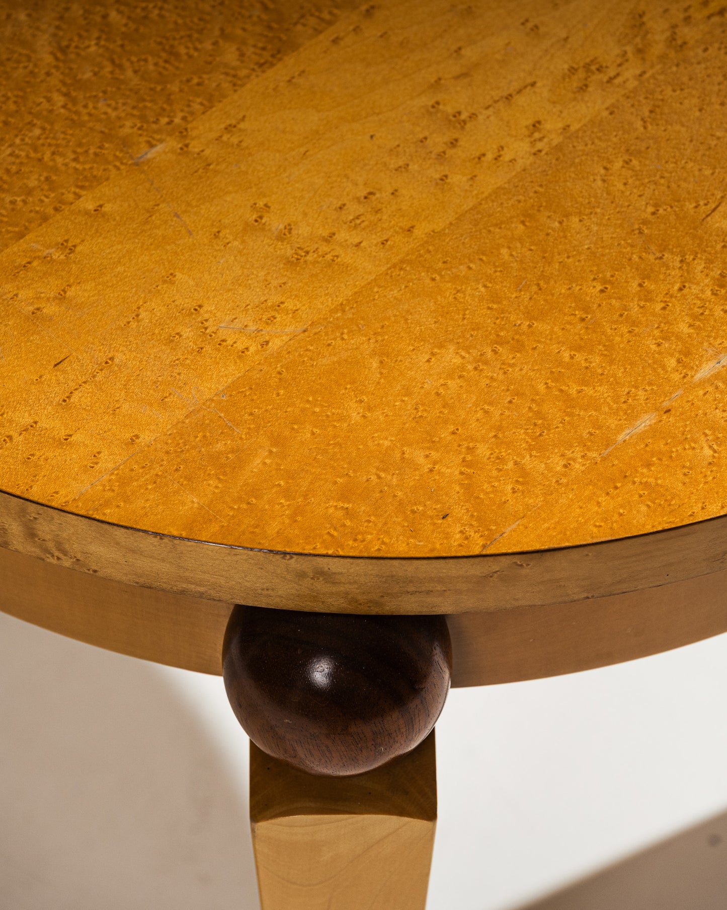 WOODEN SIDE TABLE, GAGNÈRE STYLE, 1940s