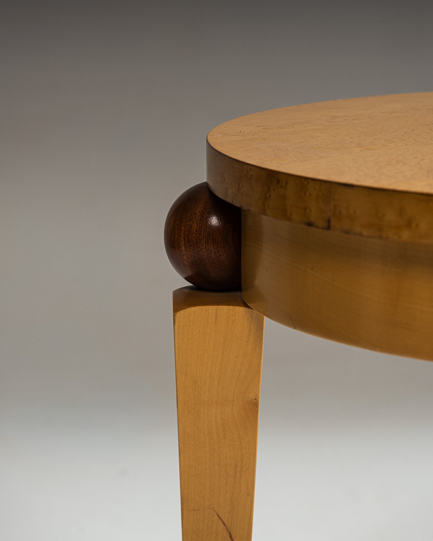 WOODEN SIDE TABLE, GAGNÈRE STYLE, 1940s