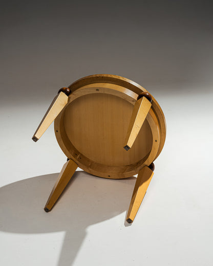 WOODEN SIDE TABLE, GAGNÈRE STYLE, 1940s