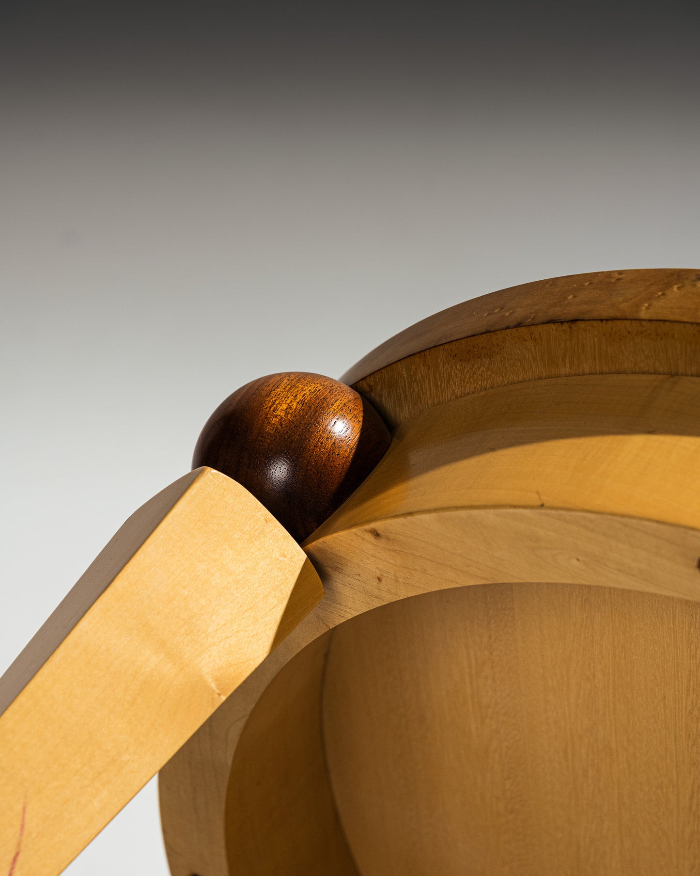 WOODEN SIDE TABLE, GAGNÈRE STYLE, 1940s
