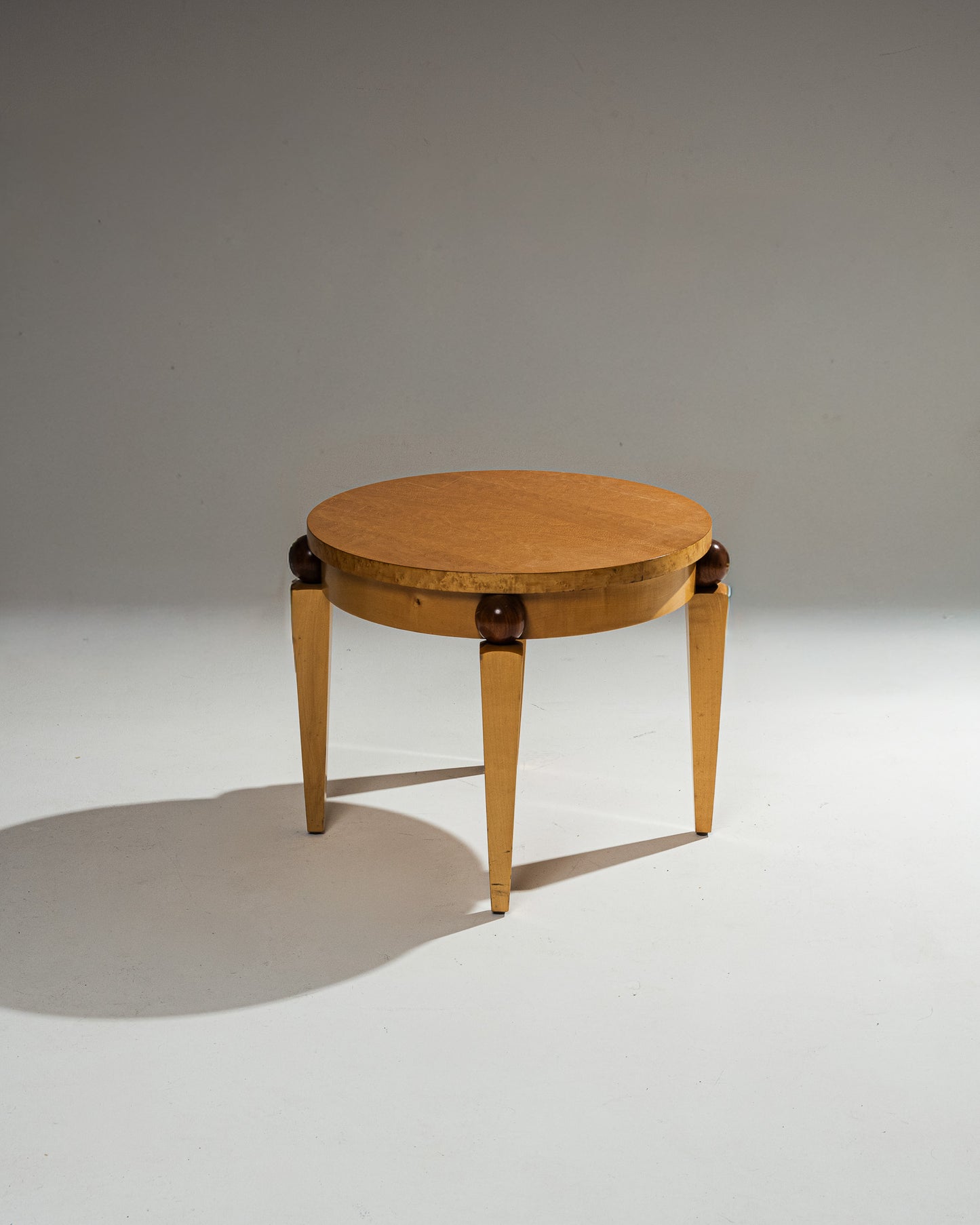 WOODEN SIDE TABLE, GAGNÈRE STYLE, 1940s