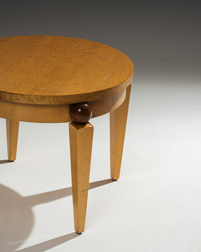 WOODEN SIDE TABLE, GAGNÈRE STYLE, 1940s
