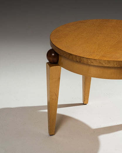 WOODEN SIDE TABLE, GAGNÈRE STYLE, 1940s