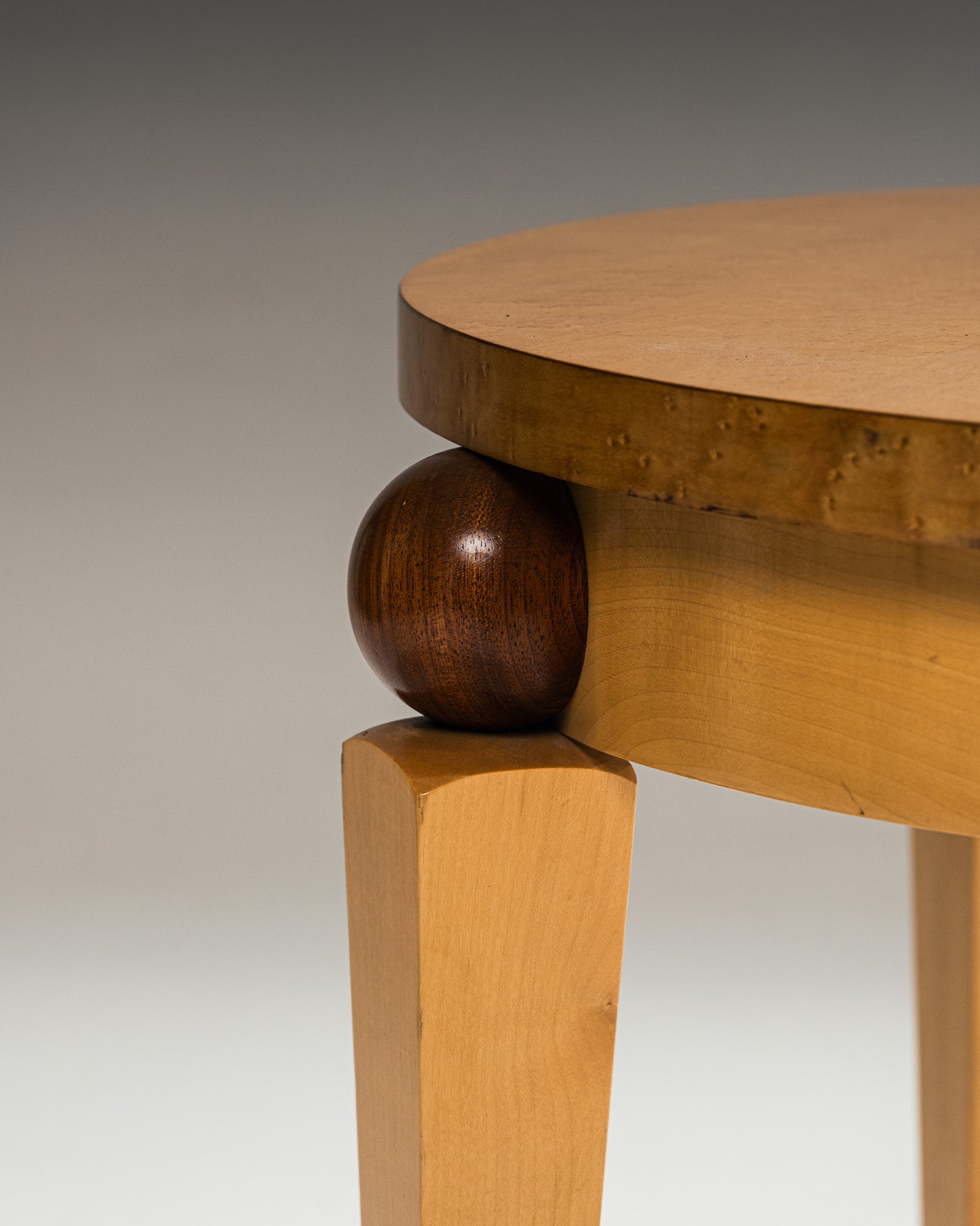 WOODEN SIDE TABLE, GAGNÈRE STYLE, 1940s