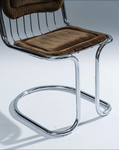 PAIRE DE CHAISES EN VELOURS, GASTONE RINALDI, 1970s