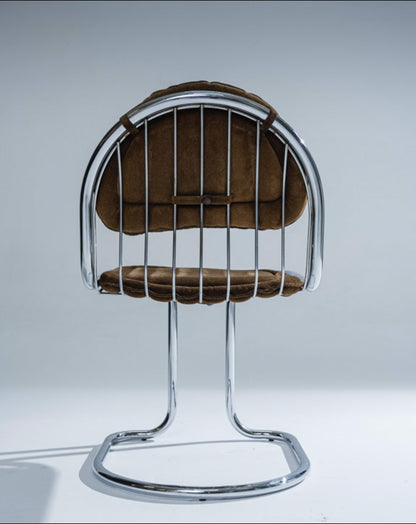 CHAISE EN VELOURS, GASTONE RINALDI, 1970s