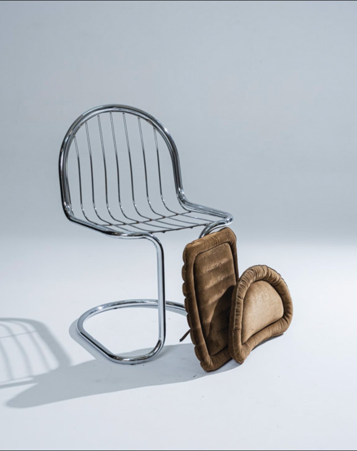 CHAISE EN VELOURS, GASTONE RINALDI, 1970s