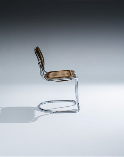 PAIRE DE CHAISES EN VELOURS, GASTONE RINALDI, 1970s