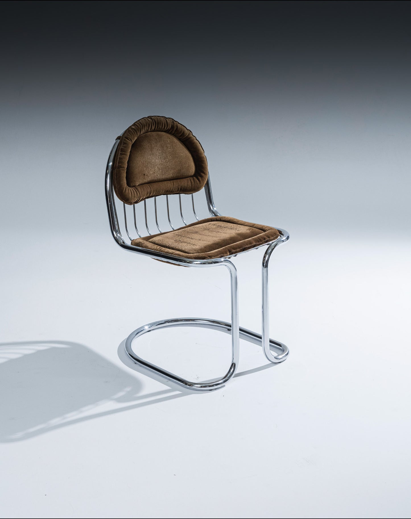 CHAISE EN VELOURS, GASTONE RINALDI, 1970s