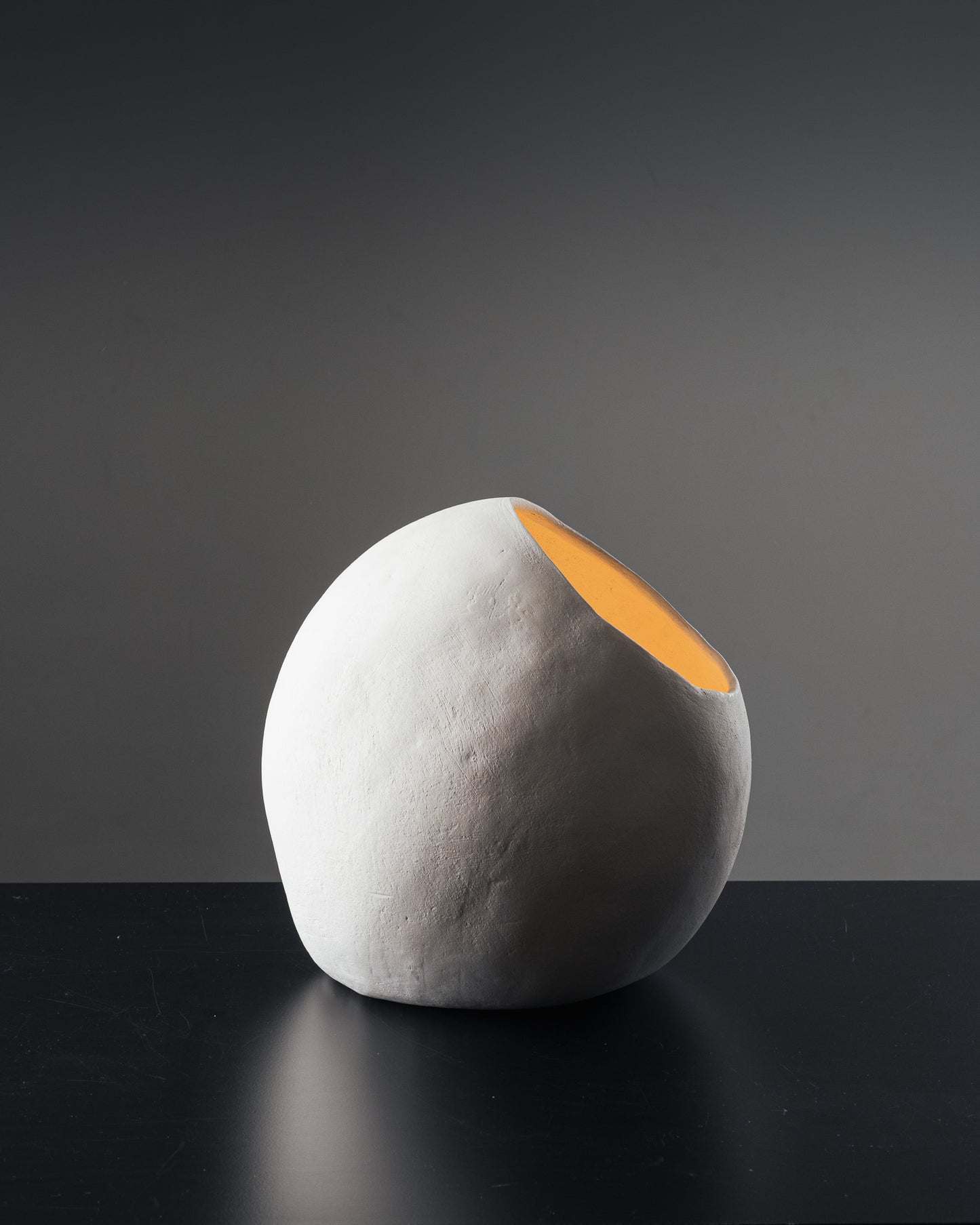 LAMPE GLOBE EN GRÈS