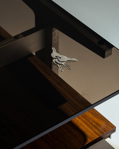 BUREAU EN PALISSANDRE, ÉTIENNE FERMIGIER, 1970s