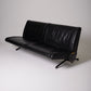 LEATHER SOFA D70 BY OSVALDO BORSANI