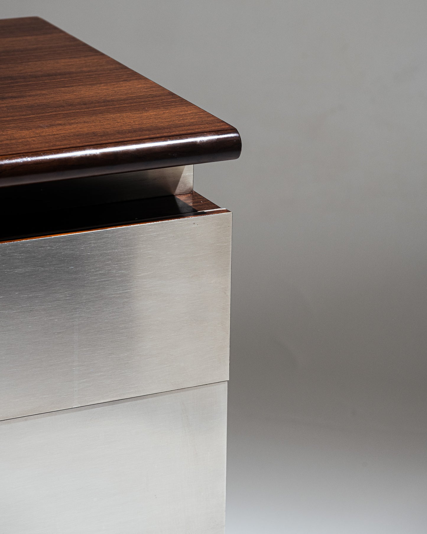 BRUSHED STEEL ENFILADE, ACERBIS, 1970s