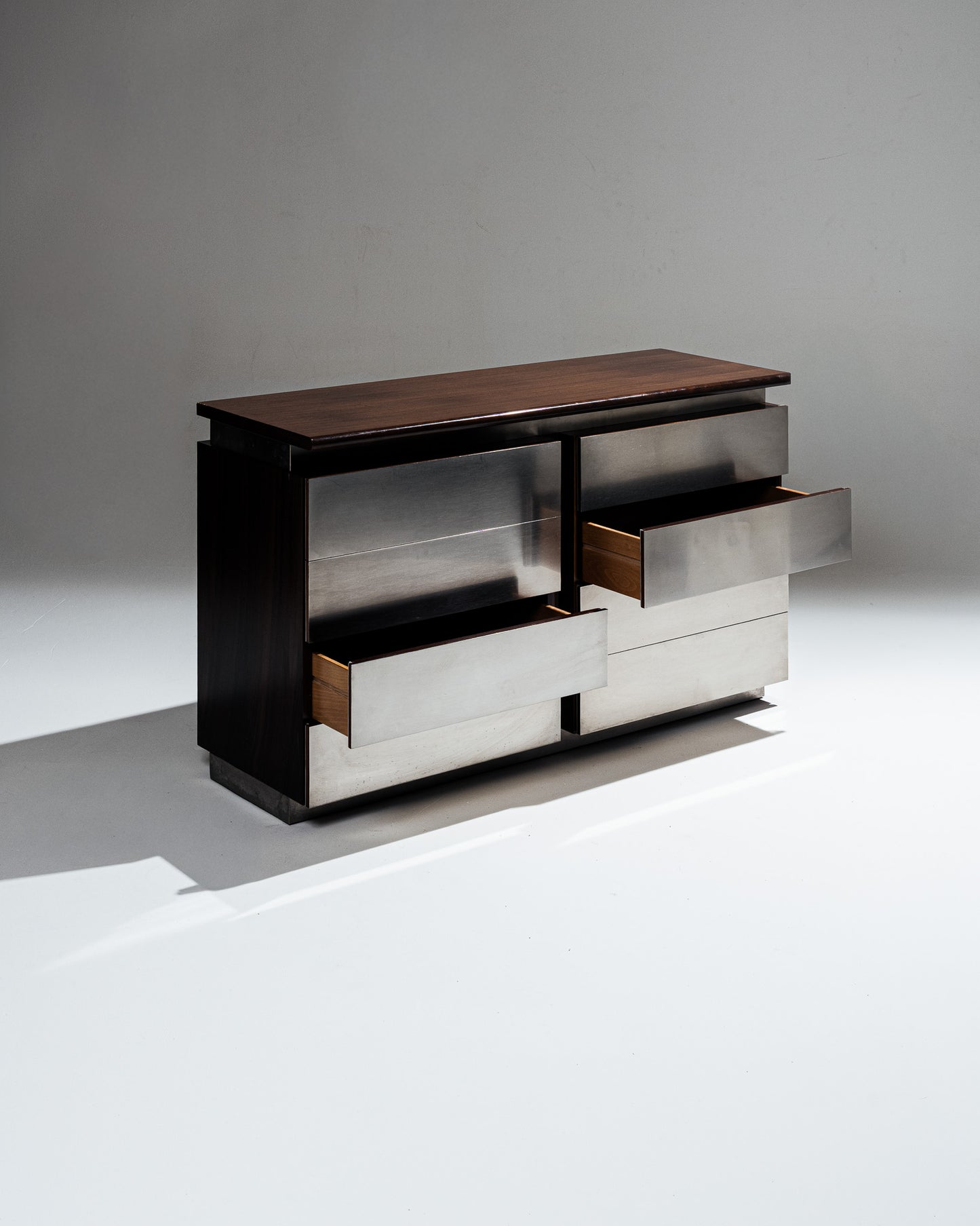 BRUSHED STEEL ENFILADE, ACERBIS, 1970s