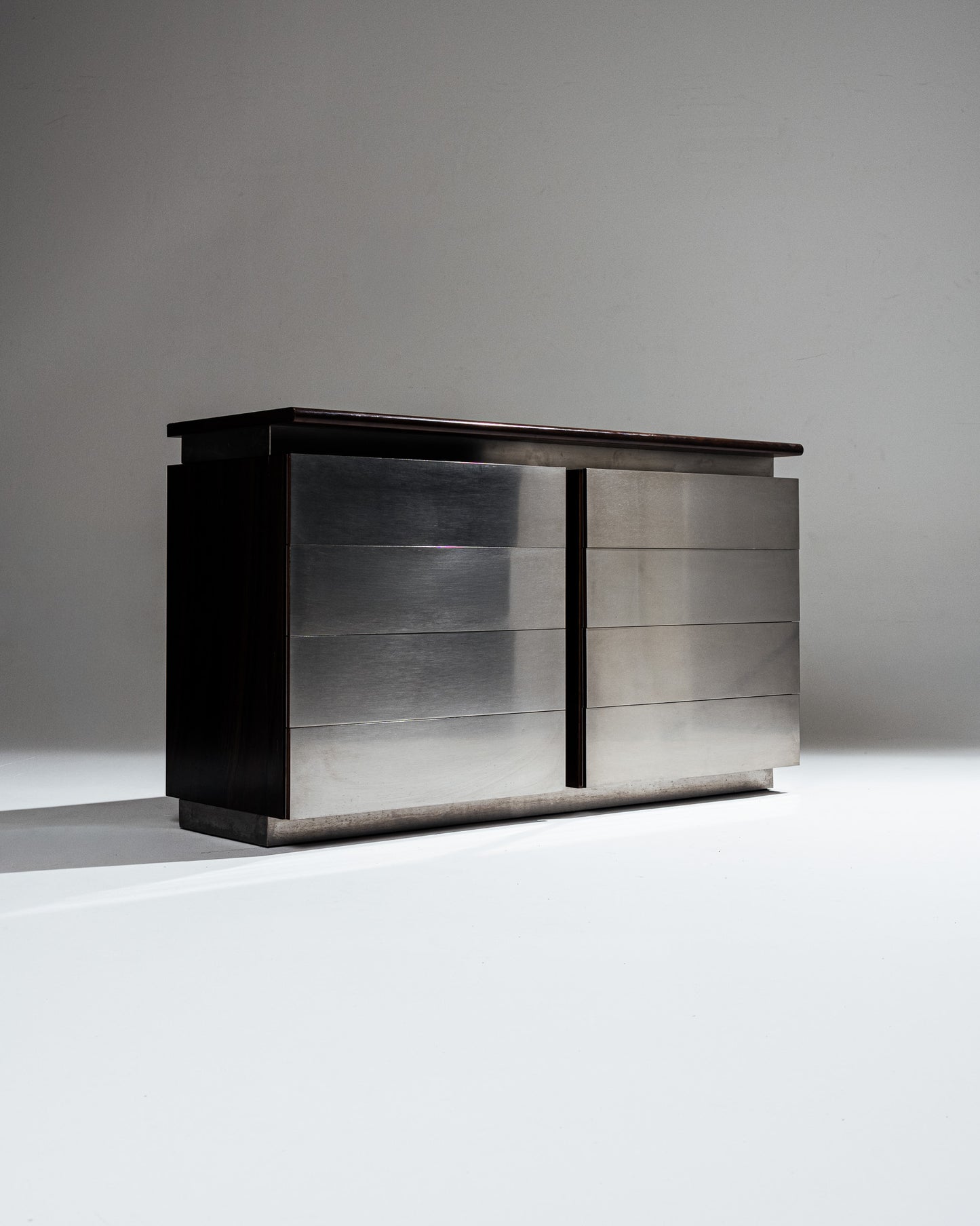 BRUSHED STEEL ENFILADE, ACERBIS, 1970s